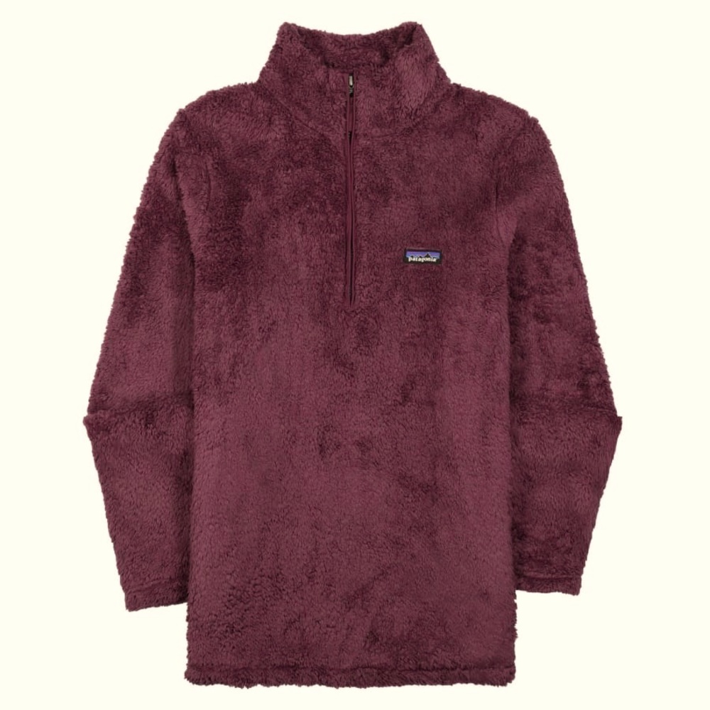 Patagonia Los Gatos 1/4 Zip Fleece Maroon “Light Balsamic” Color